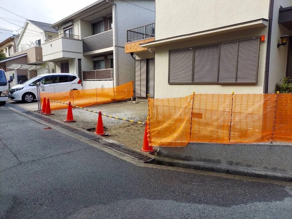 大阪府吹田市朝日が丘町 ガレージ改修 外構工事