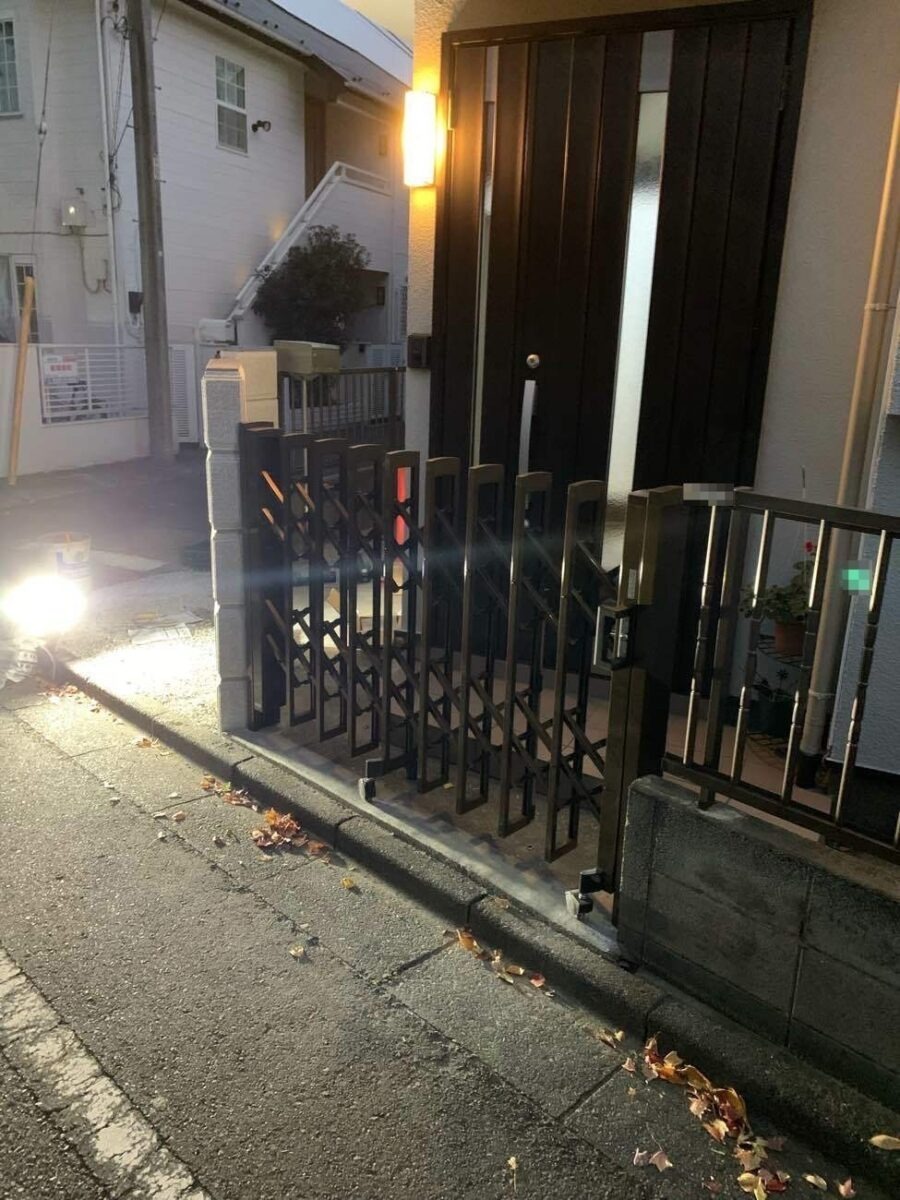 大阪市吹田市O様邸 門扉・塀新設工事