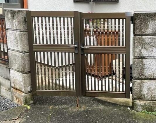 大阪市吹田市O様邸 門扉・塀新設工事