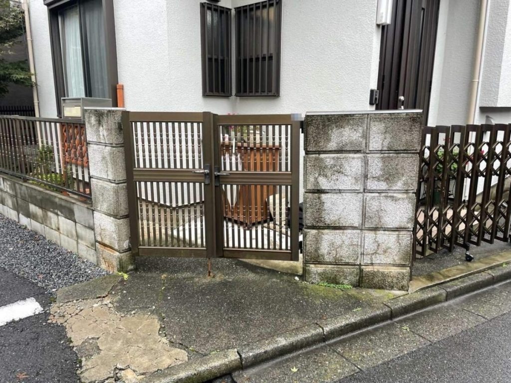大阪市吹田市O様邸 門扉・塀新設工事