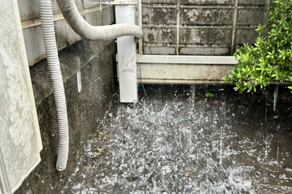 雨音が大きくなる