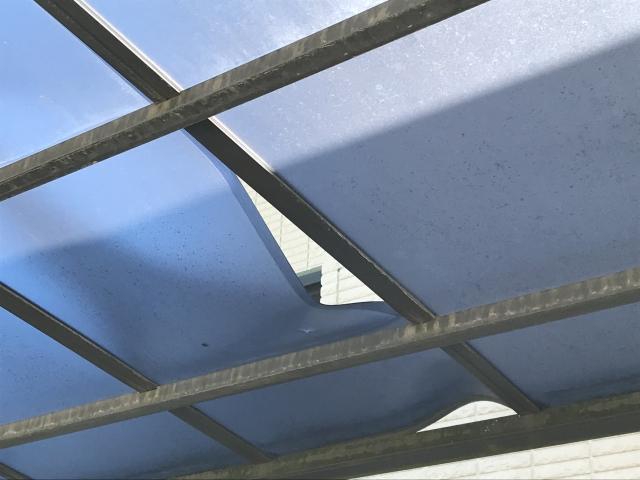 カーポート破損のよくある症状